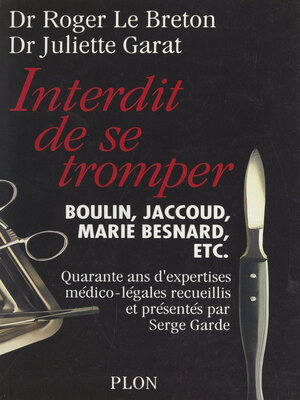 cover image of Interdit de se tromper